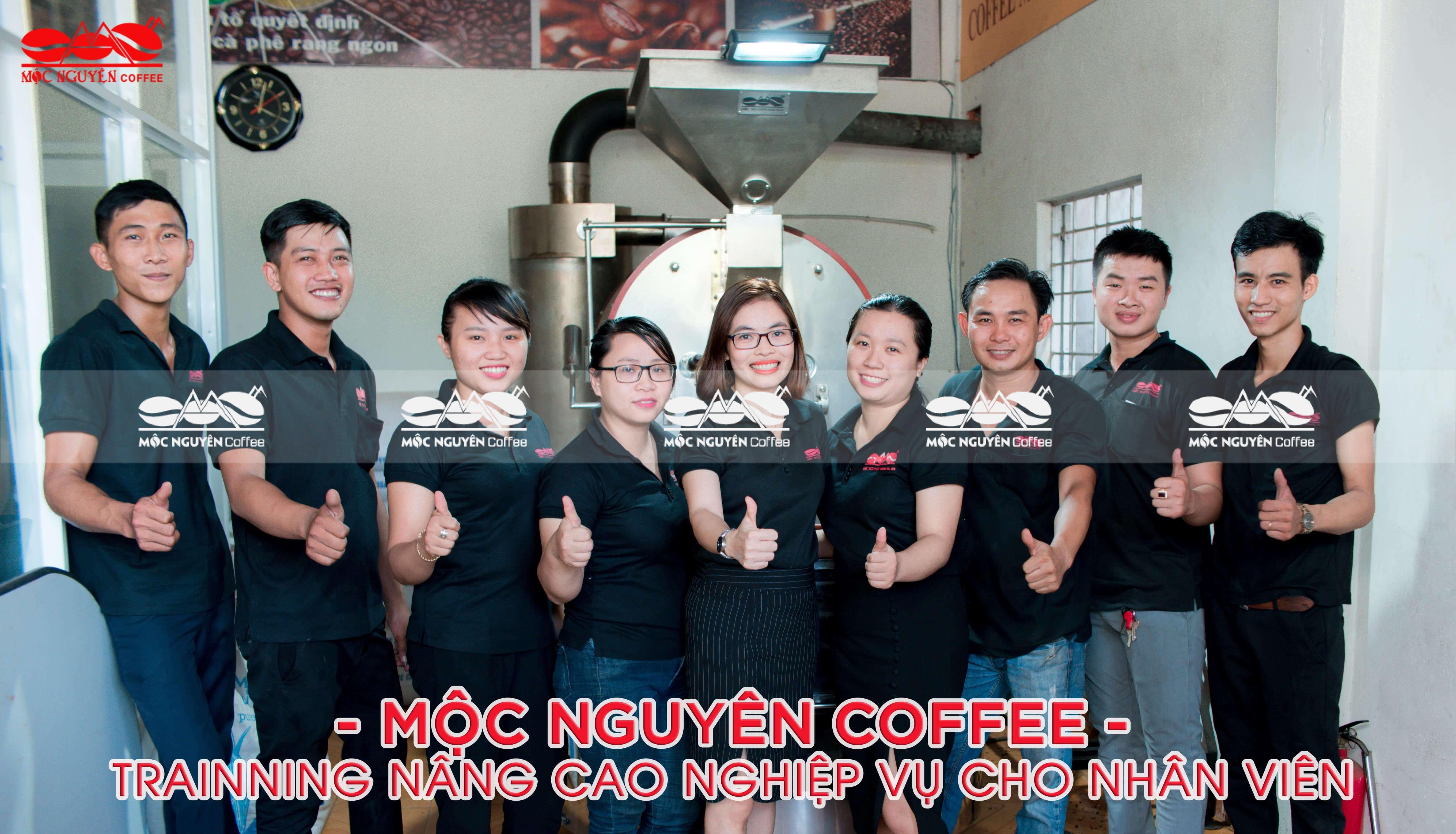 Mộc Nguyên Coffee trainning nâng cao nghiệp vụ cho nhân viên