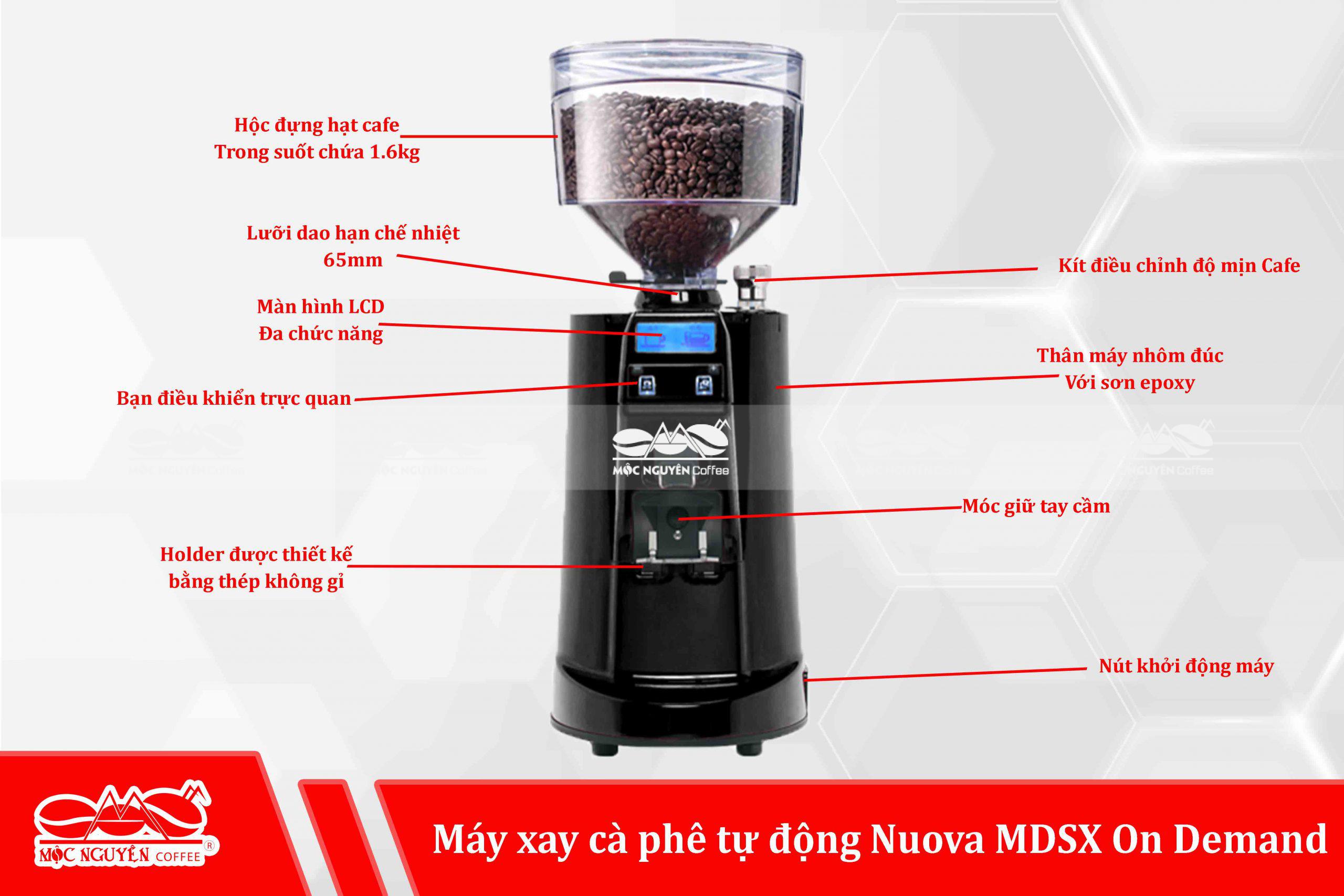 Máy xay cà phê tự động Nuova MDSX On DemandMáy xay cà phê tự động Nuova MDSX On Demand