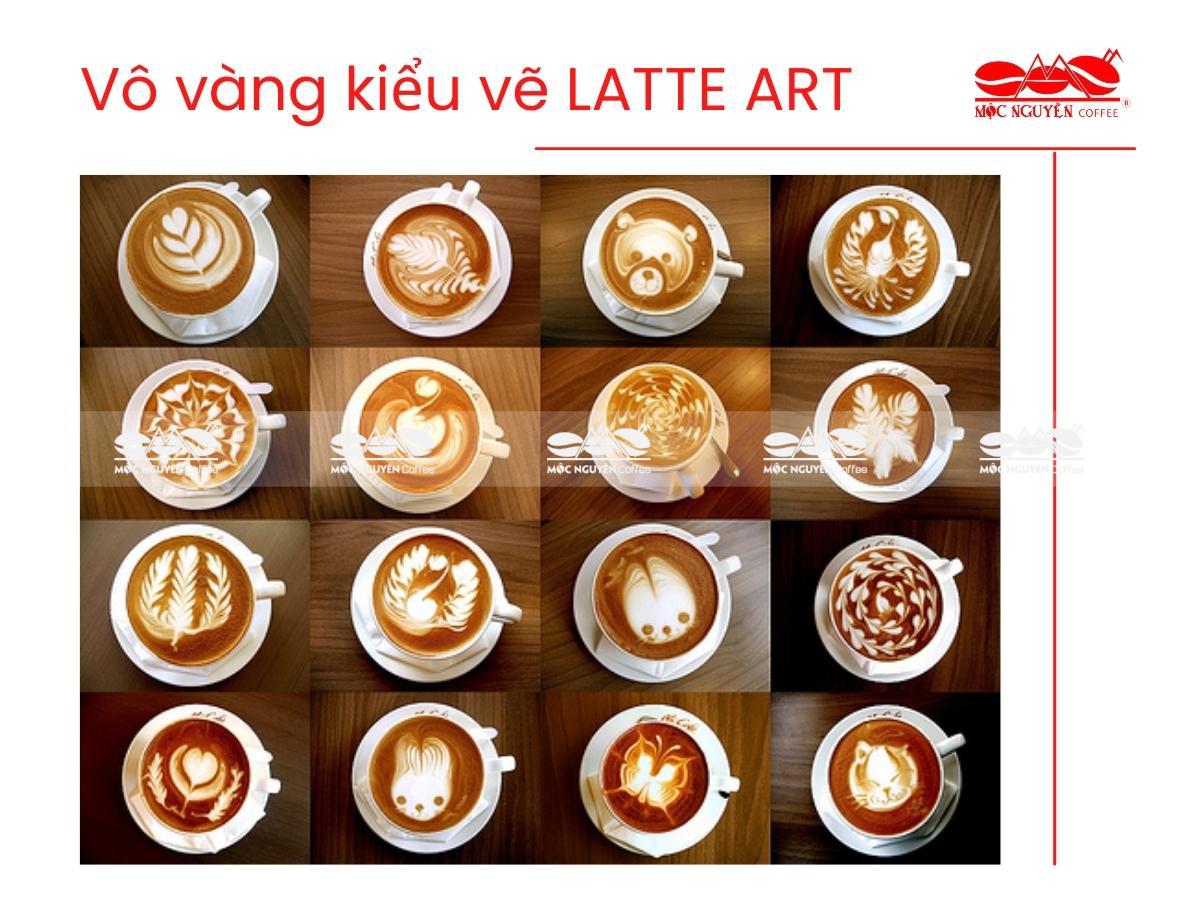 Latte Art đảm bảo được độ đáo của tách cafe.