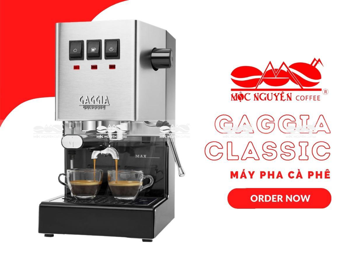 Mộc Nguyên Coffee với đội ngũ giàu kinh nghiệm chuyên cung cấp máy pha cà phê Gaggia Classic.
