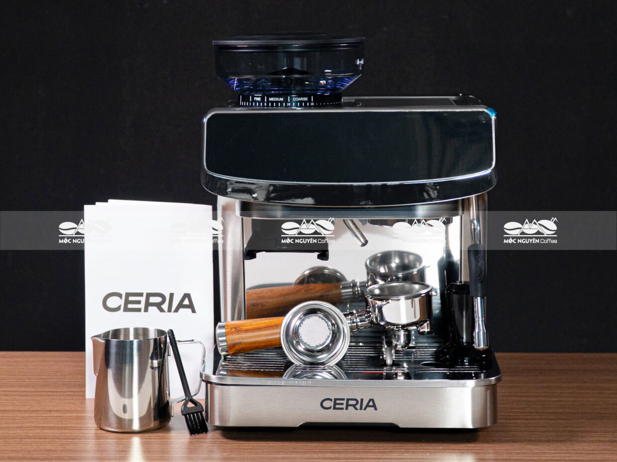 may-pha-ca-phe-ceria-barista-cb-30s-1 Máy pha cà phê Ceria Barista CB 30S